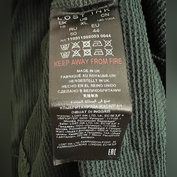 LOST INK Faux Wrap Dress 16 - Picture 5 of 8